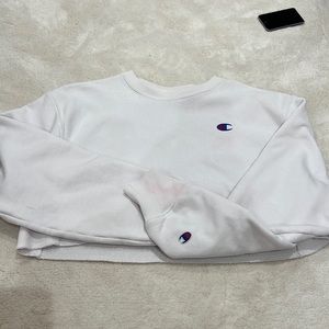 CROPPED CHAMPION CREWNECK
